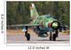 Bulgarian Air Force Mig-21bis Wall Decal Design 4