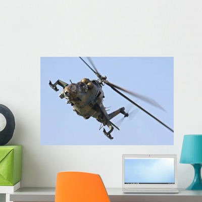 Hungarian Air Force Mil Wall Decal shown on a wall