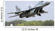Serbian Air Force Mig-29 Wall Decal Design 2