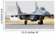 Serbian Air Force Mig-29 Wall Decal Design 1