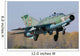 Bulgarian Air Force Mig-21um Wall Decal Design 1