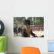 Officer Shouts Commands during Wall Decal