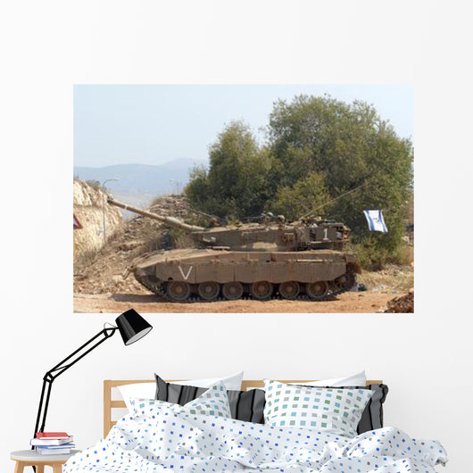 Merkava Mark Iv Main Wall Decal