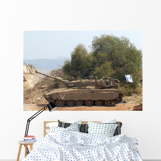 Merkava Mark Iv Main Wall Decal