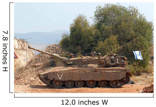 Merkava Mark Iv Main Wall Decal