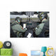 Pilots inside Cockpit Royal Wall Decal