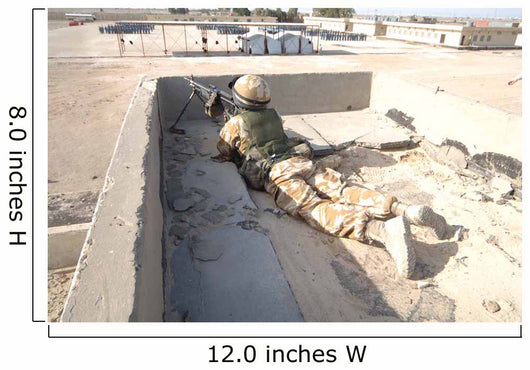 British Soldier Provides Security Wall Decal