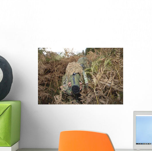 British Army Sniper Team Wall Decal Design 1
