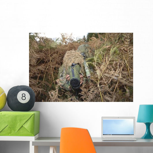 British Army Sniper Team Wall Decal Design 1