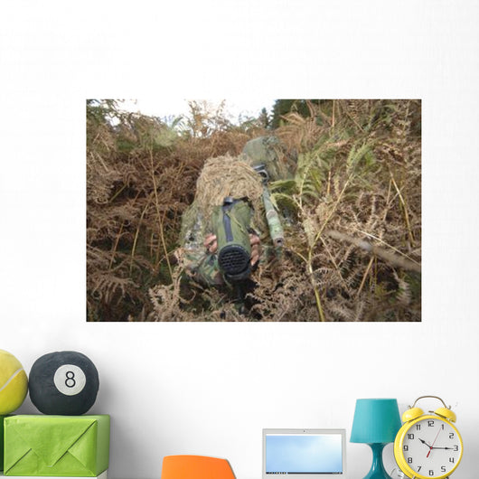 British Army Sniper Team Wall Decal Design 1