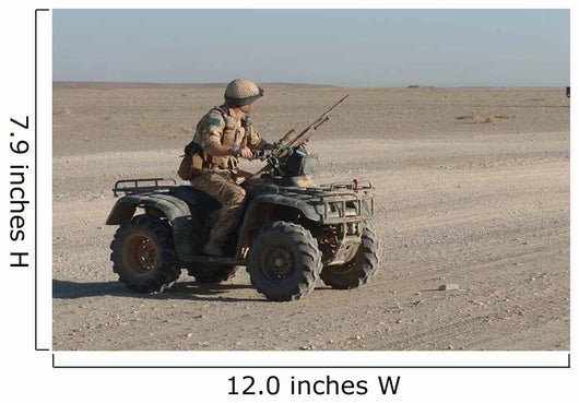 British Army Soldier Provides Wall Decal