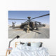Airmen Board Apache Helicopter Wall Decal