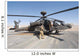 Airmen Board Apache Helicopter Wall Decal