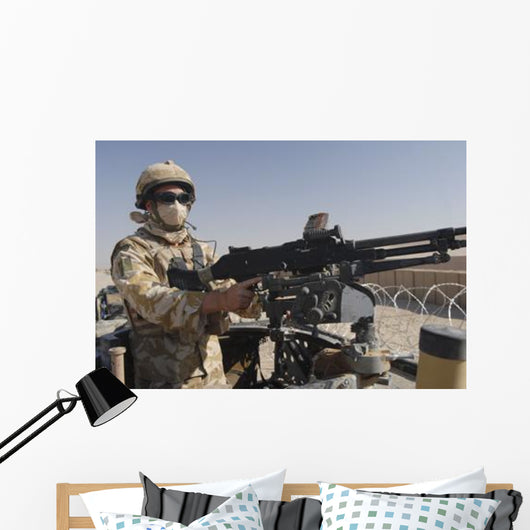 British Army Soldier Mans Wall Decal Design 2