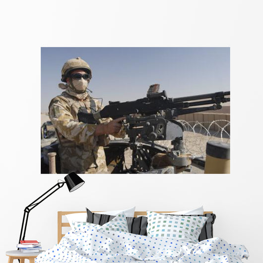 British Army Soldier Mans Wall Decal Design 2
