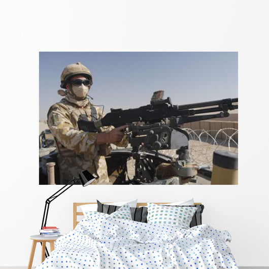 British Army Soldier Mans Wall Decal Design 2