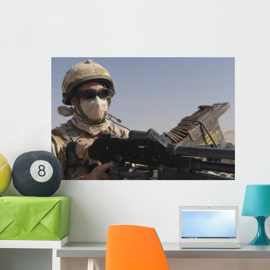 British Army Soldier Mans Wall Decal Design 1