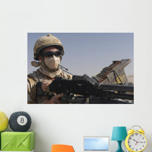 British Army Soldier Mans Wall Decal Design 1
