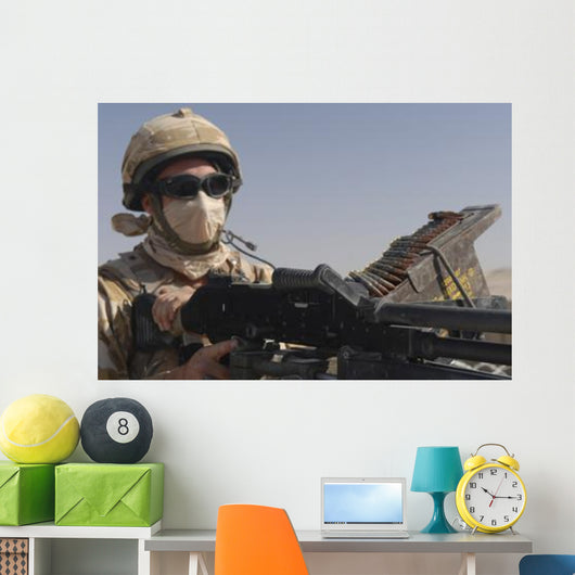 British Army Soldier Mans Wall Decal Design 1