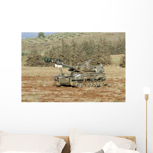M109 Self-propelled Howitzer Israel Wall Decal Design 2