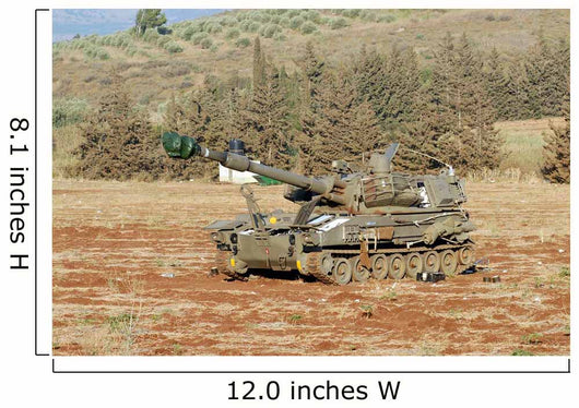 M109 Self-propelled Howitzer Israel Wall Decal Design 2