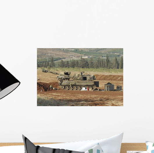 M109 Self-propelled Howitzer Israel Wall Decal Design 1