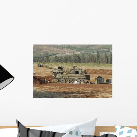 M109 Self-propelled Howitzer Israel Wall Decal Design 1