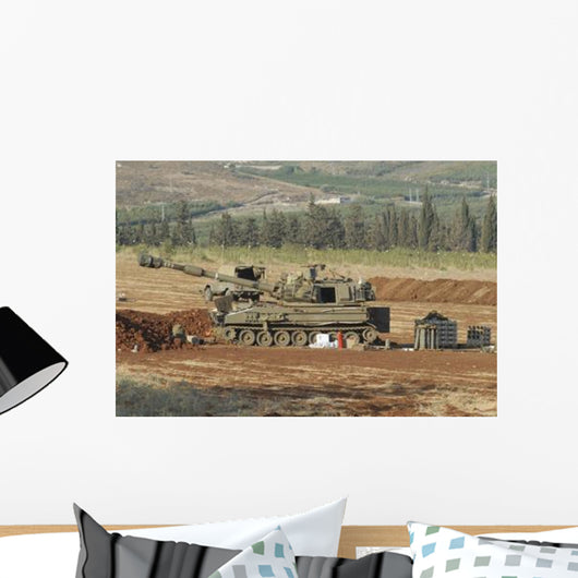 M109 Self-propelled Howitzer Israel Wall Decal Design 1