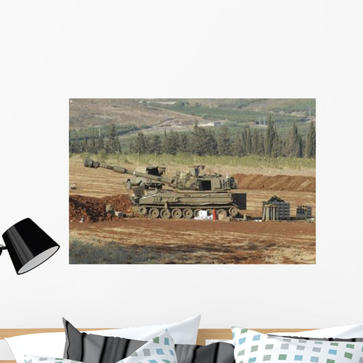 M109 Self-propelled Howitzer Israel Wall Decal Design 1