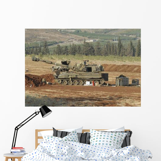 M109 Self-propelled Howitzer Israel Wall Decal Design 1