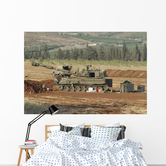 M109 Self-propelled Howitzer Israel Wall Decal Design 1