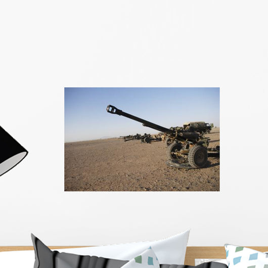 Howitzer 105mm Light Guns Wall Decal
