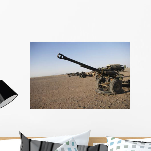 Howitzer 105mm Light Guns Wall Decal