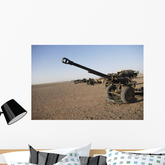 Howitzer 105mm Light Guns Wall Decal