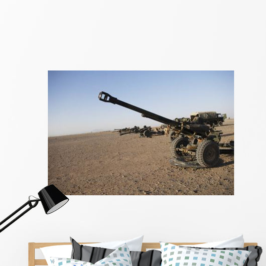 Howitzer 105mm Light Guns Wall Decal