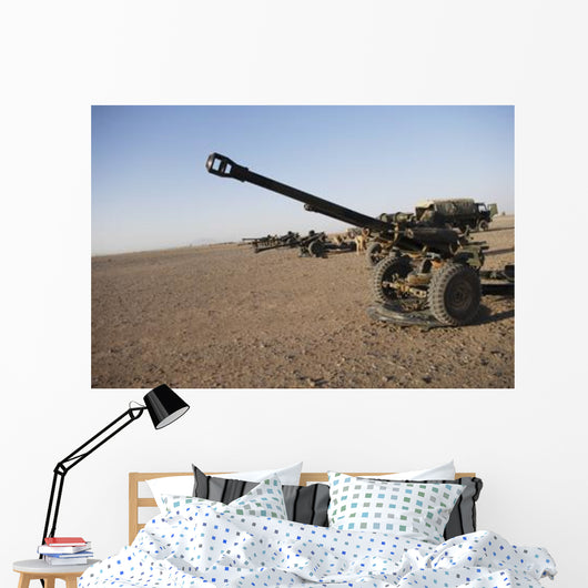 Howitzer 105mm Light Guns Wall Decal