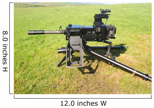Mk19 40mm Machine Gun Wall Decal