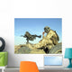 Gunner Sits atop British Wall Decal