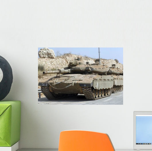 Merkava Mark Iv Main Wall Decal
