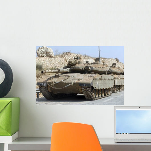 Merkava Mark Iv Main Wall Decal