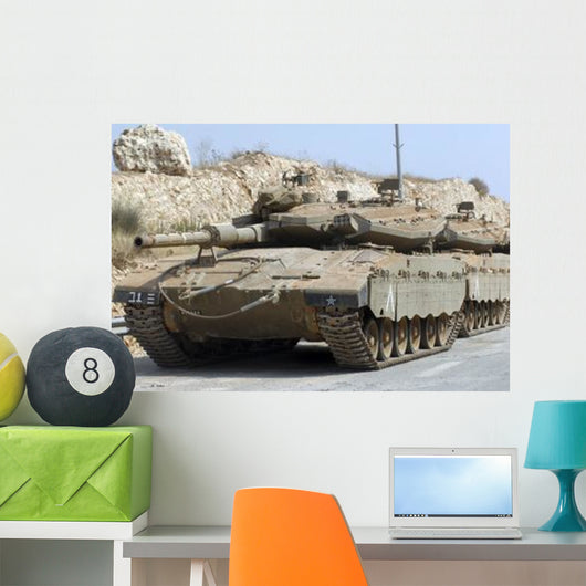 Merkava Mark Iv Main Wall Decal