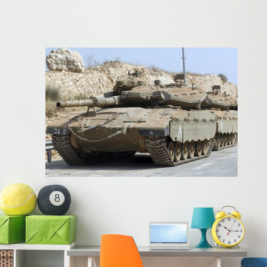 Merkava Mark Iv Main Wall Decal
