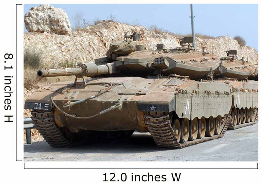 Merkava Mark Iv Main Wall Decal