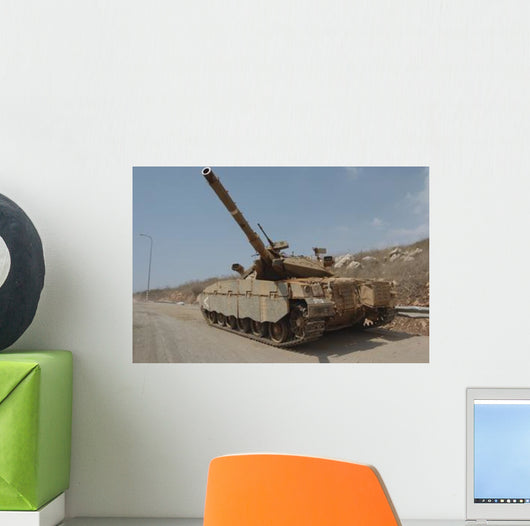 Merkava Mark Iv Main Wall Decal Design 3