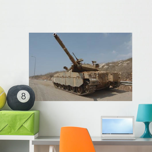 Merkava Mark Iv Main Wall Decal Design 3