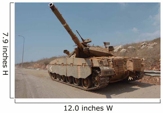 Merkava Mark Iv Main Wall Decal Design 3