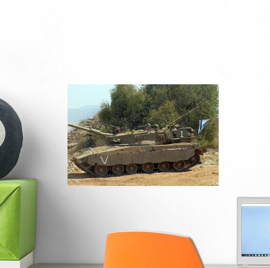 Merkava Mark Iv Main Wall Decal Design 2