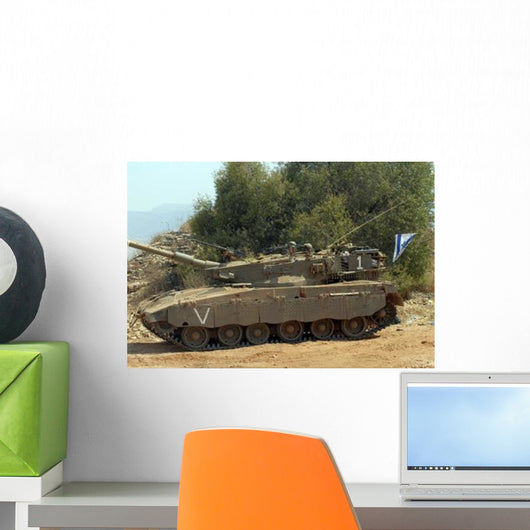 Merkava Mark Iv Main Wall Decal Design 2