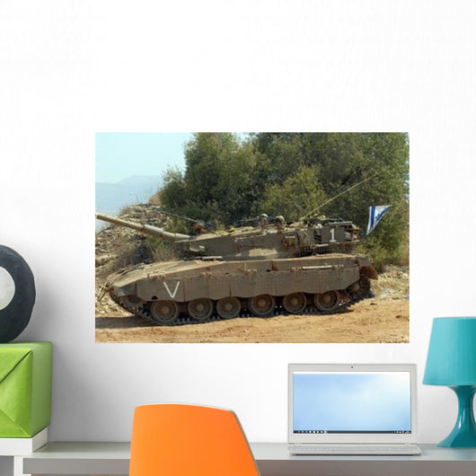 Merkava Mark Iv Main Wall Decal Design 2