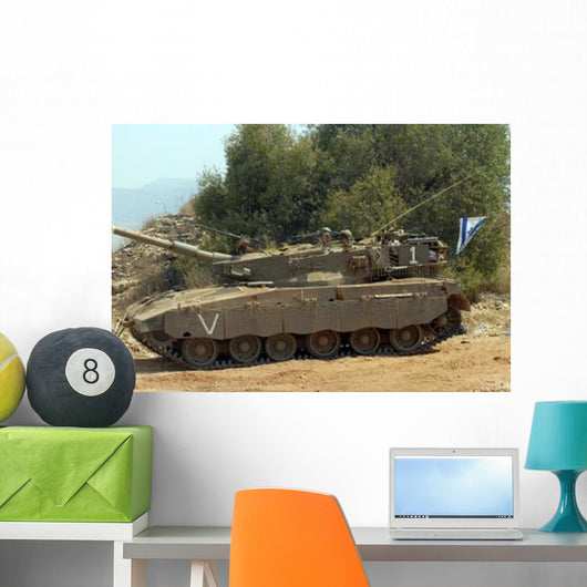 Merkava Mark Iv Main Wall Decal Design 2